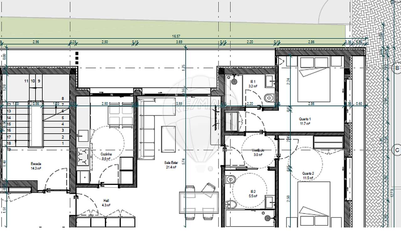 Apartamento T2 para venda - Grande imagem: 3/3