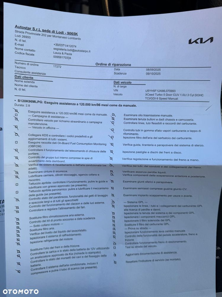 Kia XCeed 1.0 T-GDI OPF Vision - 7