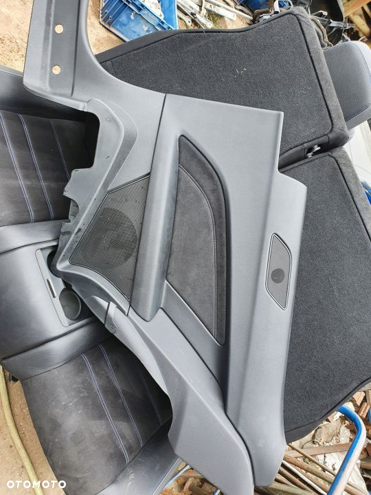 FOTELE KANAPA BOCZKI MERCEDES C W204 LIFT COUPE ALCANTARA ORYGINAL DEMONTAZ - 14