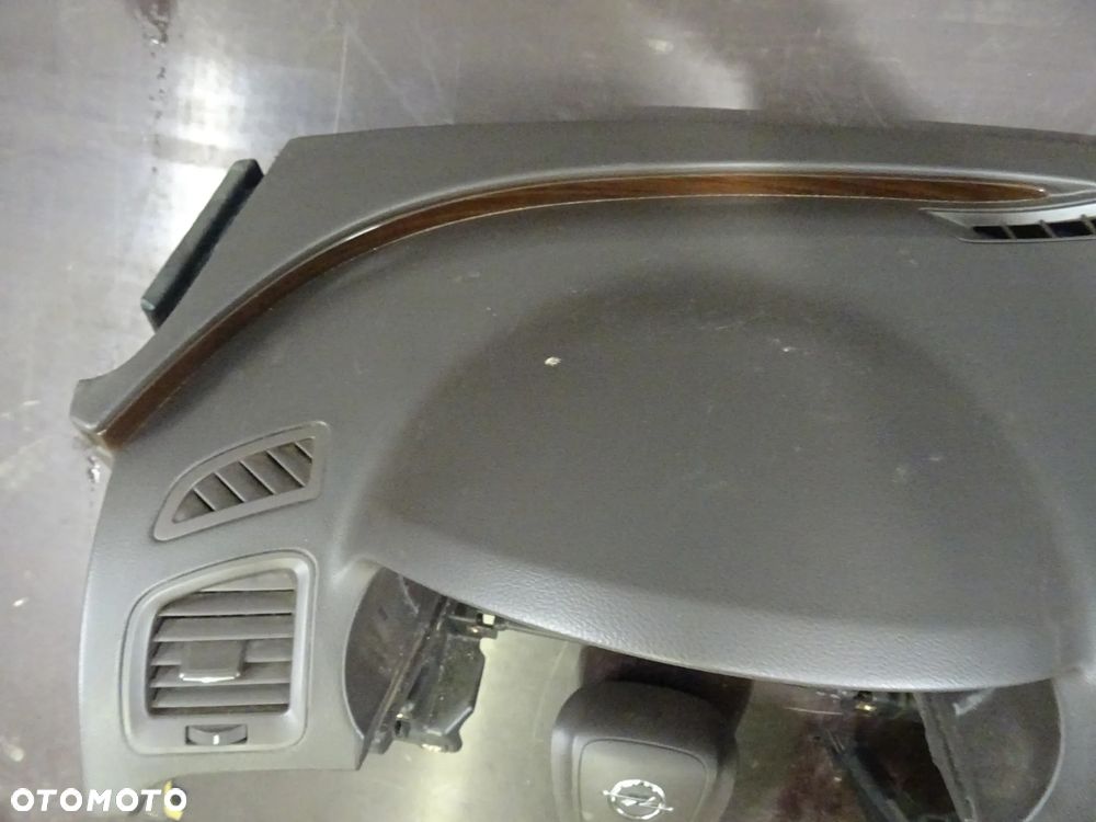 OPEL INSIGNIA A 08-12 2.0 CDTI SEDAN DESKA ROZDZIELCZA KONSOLA PASY PODUSZKI BRĄZOWA - 6