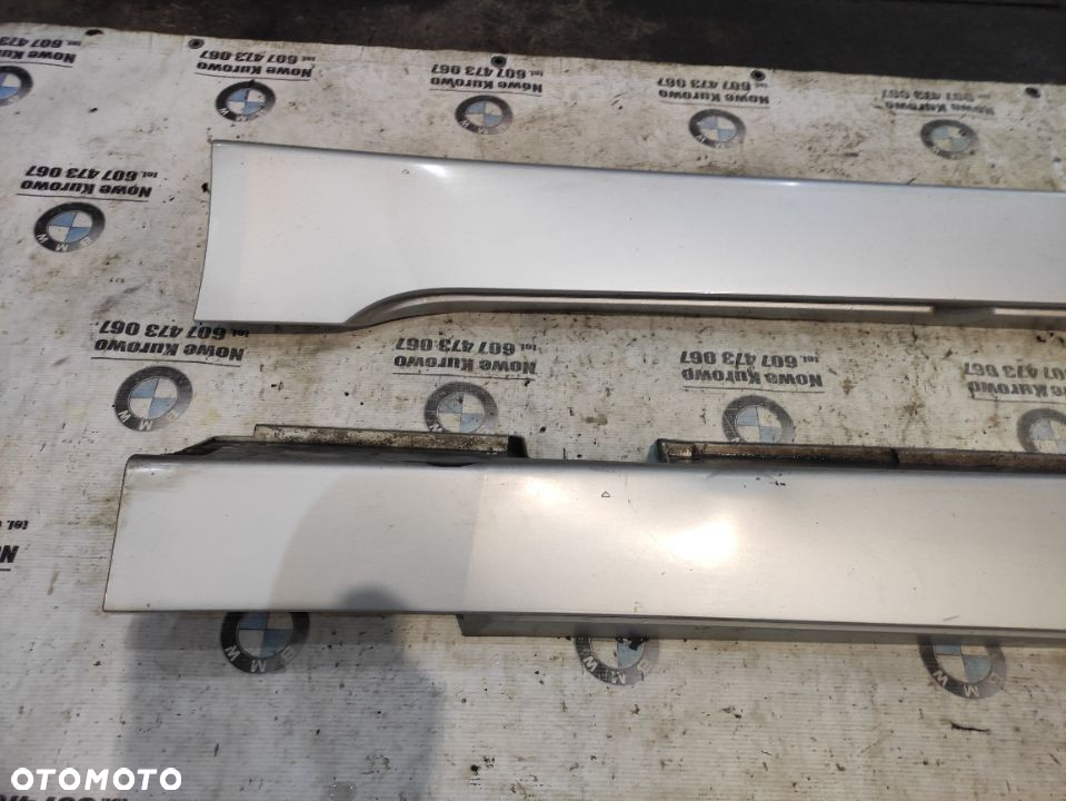 BMW E60 E61 Listwa progowa lewa prawa nakładka Titansilber 7033759  7033760 - 5