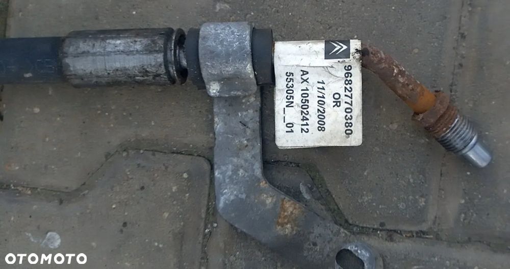 Citroen C5 III X7 rurka przewod waz LHM zawieszenia przód prawy lewy Hydro 9682770380 - 4