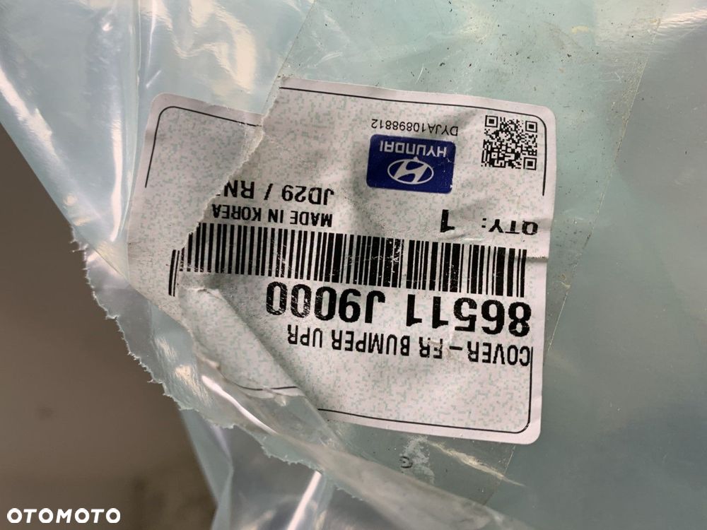 NOWY ORYGINALNY ZDERZAK PRZEDNI PRZÓD HYUNDAI KONA I 1 17-20 86511J9000 - 5