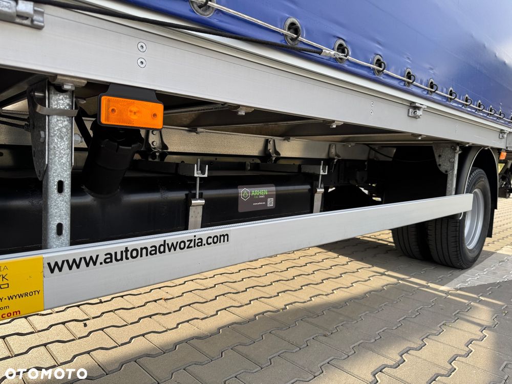 Iveco Daily 2023r Hi-Matic‼️72C18‼️Winda Dhollandia 1000KG // Plandeka 15 Palet 2x Firanka + dach zsuwany + regulacja wysokości ‼️Spanie z tyłu WEJKAMA Wysokość rampowa Full LED Tempomat Salon Polska DMC7200KG Faktura Vat 23% TwinCab - 14