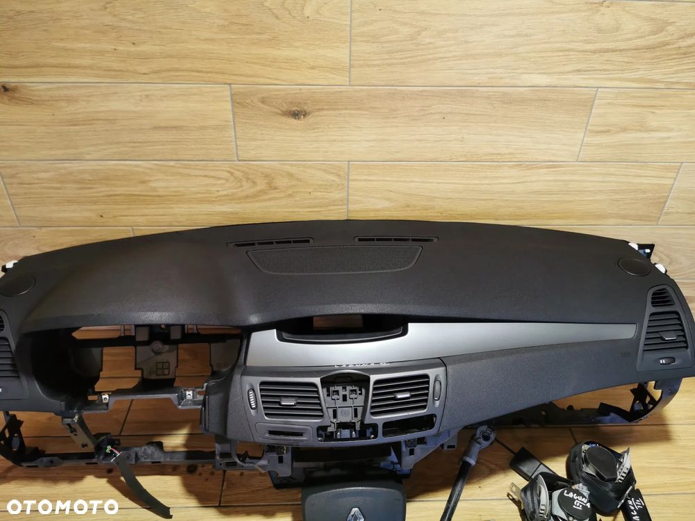 Renault Laguna III Deska Rozdzielcza Kokpit Airbag Pasy - 5