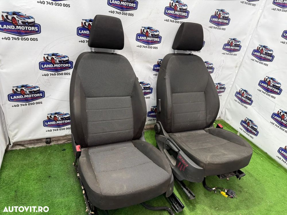 INTERIOR TEXTIL / SCAUNE + BANCHETE SKODA OCTAVIA 1.4 BENZINA 2011 UNIVERSAL COMBI ELEGANCE / BREAK 2004-2013 - 5