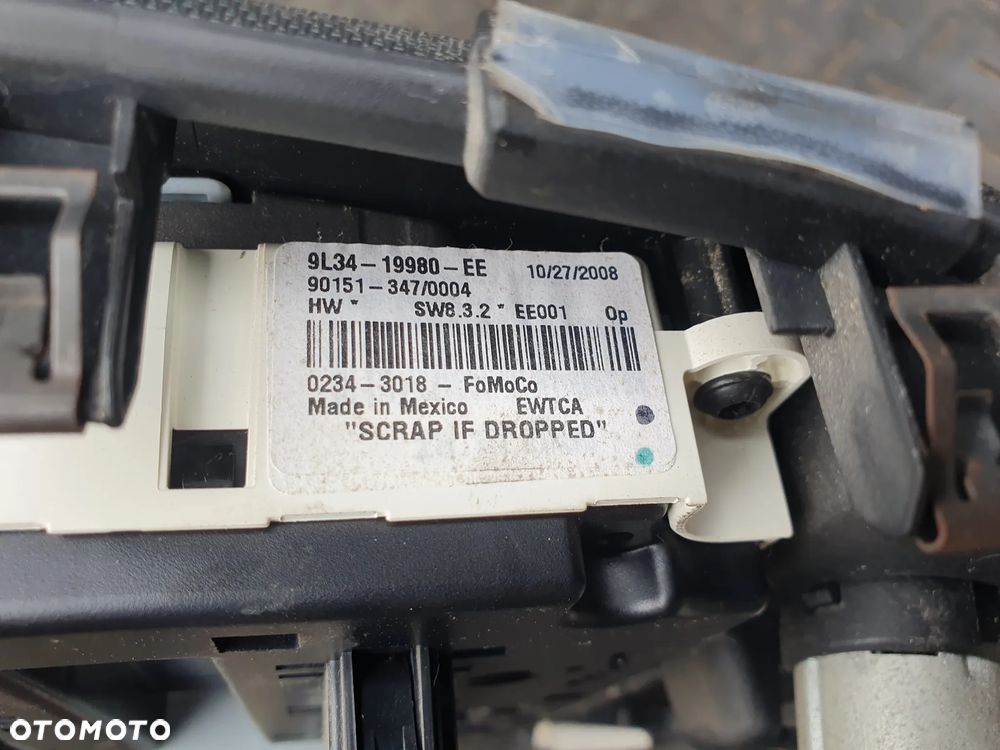 FORD F150 '09r PANEL ŚRODKOWY STEROWANIA PRZEŁĄCZNIKI RADIA KLIMATYZACJI NAWIEWU 9L3T-18A802-HA 9L34-1504302 9L34-19980-EE - 6