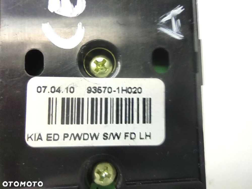 PANEL WŁĄCZNIK STEROWANIA SZYB 93570-1H020 KIA CEED I LIFT ORYGINAŁ EUROPA - 4