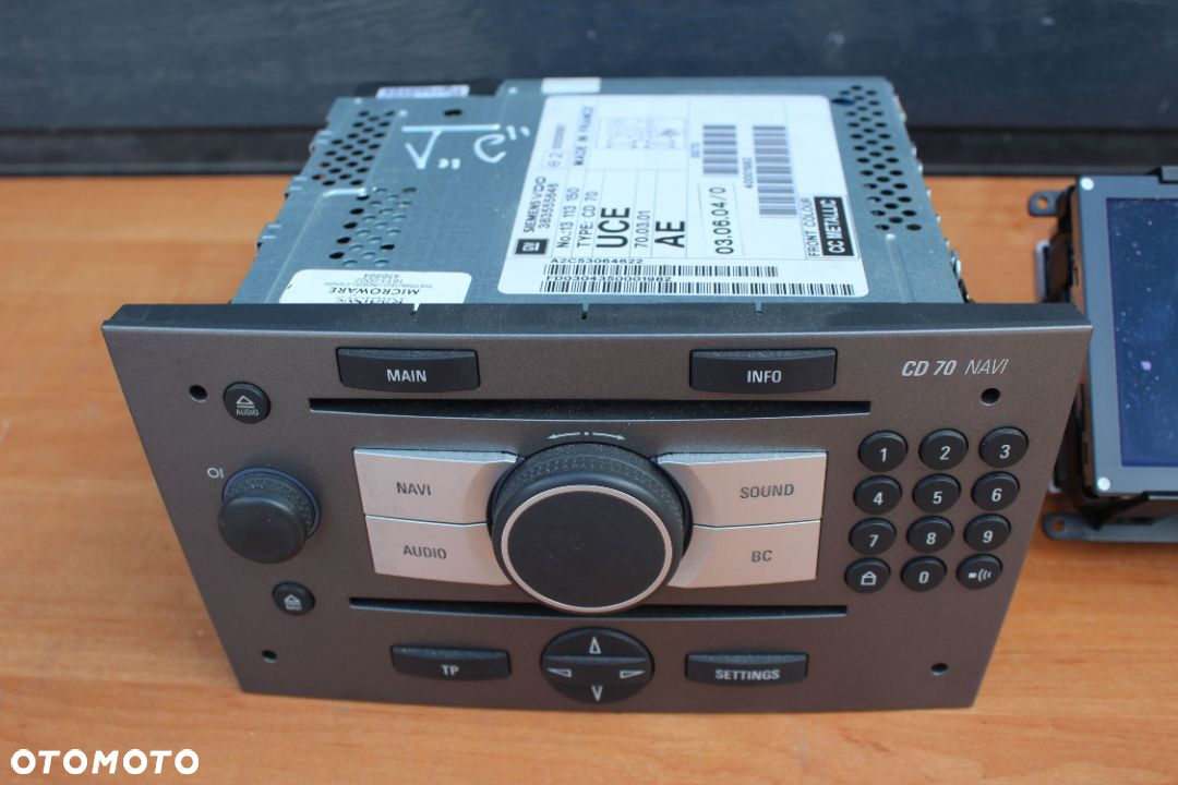 RADIO NAWIGACJA KOLOROWA OPEL VECTRA C SIGNUM CD 70 NAVI - 2