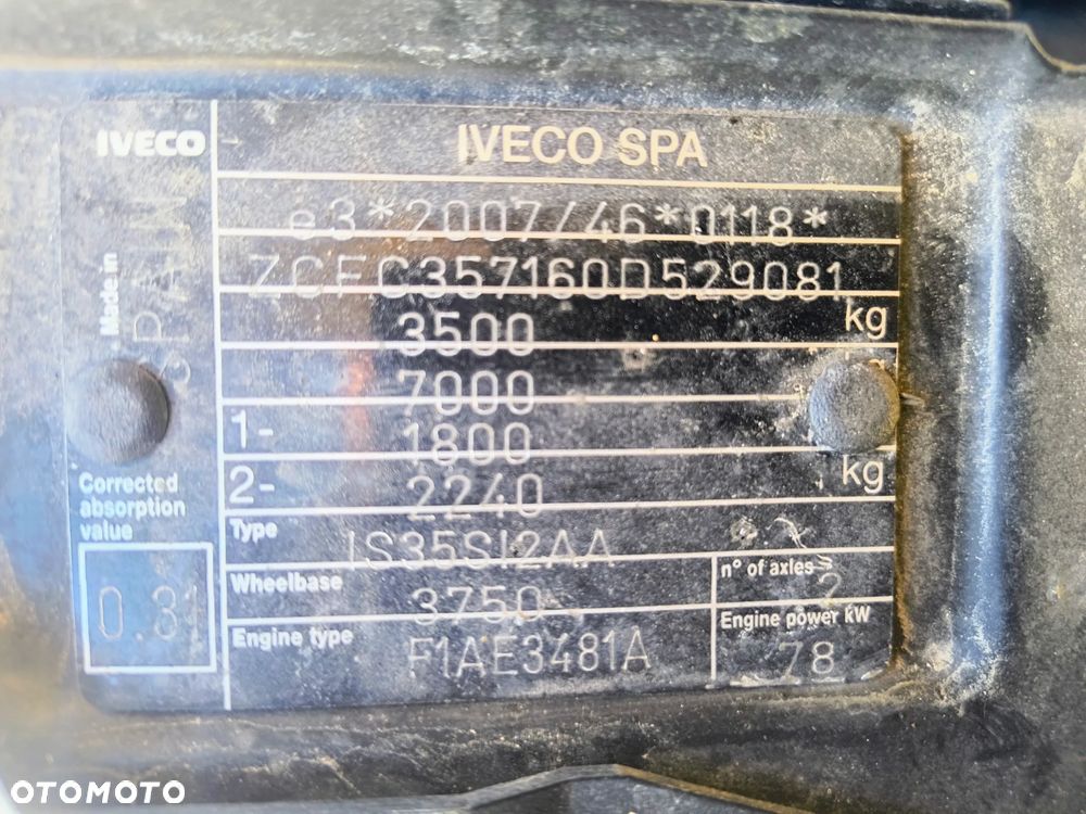Iveco Daily 35s11 pocztowy POCZTA DHL - 16