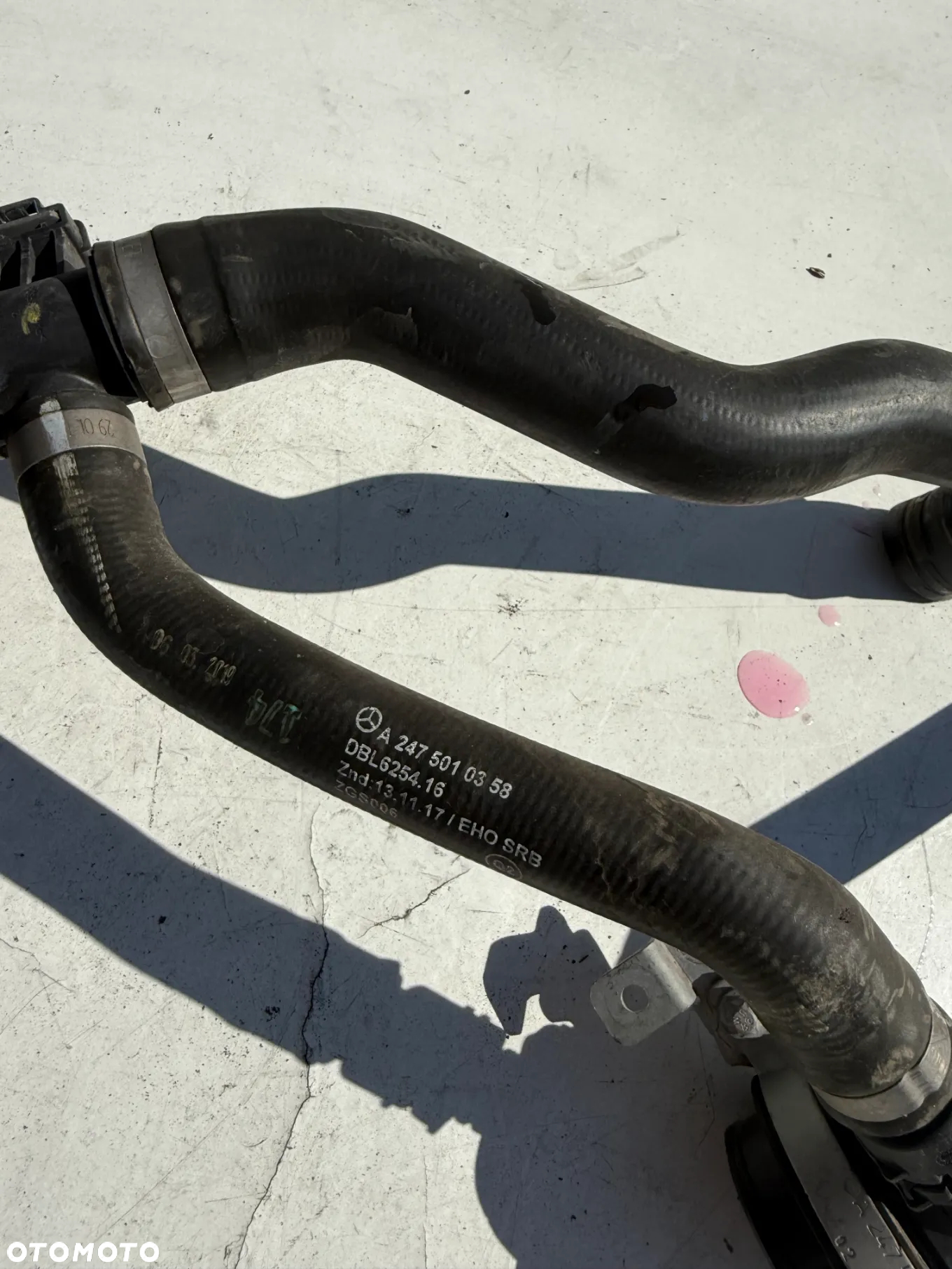 MERCEDES W177 A KLASA 1.3B PRZEWOD WODY POMPA RURA A0005003600 - 4