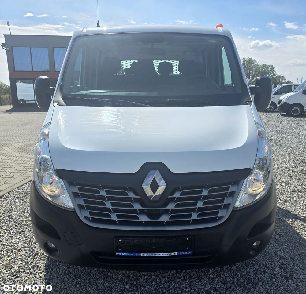 Renault MASTER 2,3 DCI 165 KONNA DOKA BRYGADÓWKA 7 OSOBOWA 3,4M SKRZYNIA KLIMA 146T/KM PRZEBIEGU GWARANCJA BLIŻNIAKI DO 3,5T - 8