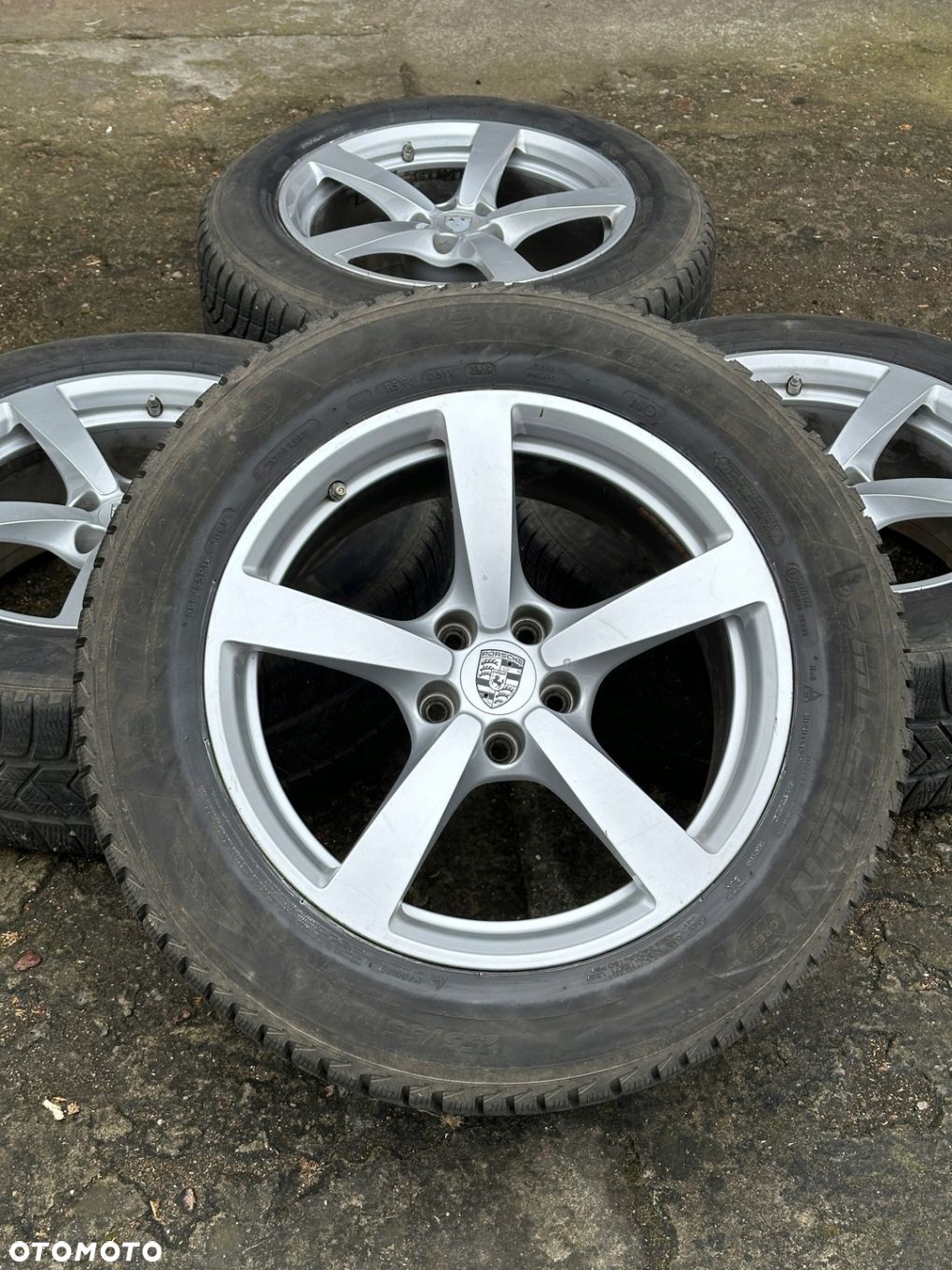 Oryginalne Alufelgi Porsche Macan 95B OE koła 235/60R18 255/55 8J 9J - 1
