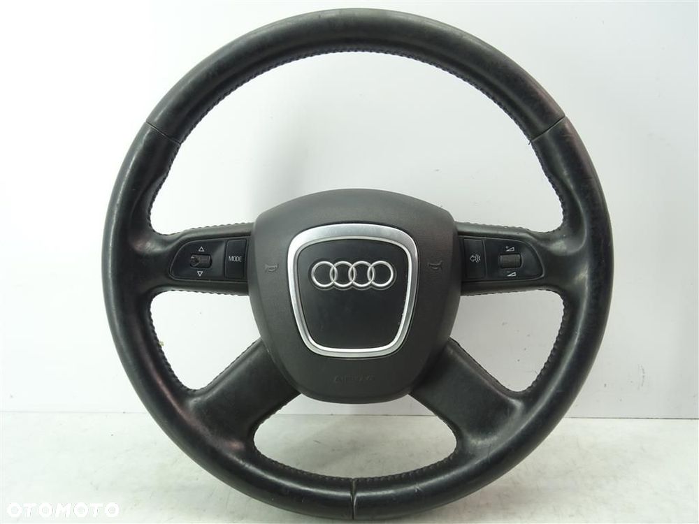 Kierownica z poduszką AIRBAG Audi A6 C6 2004-2011R MULTIFUNKCJA SKÓRA - 1