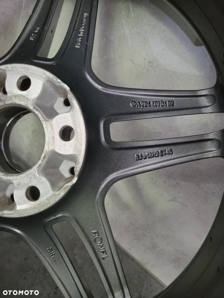 Felgi Koła Mercedes-Benz AMG RONAL 8x18 ET45 A2044019402 opony DUNLOP WinterSport 5 235/40/18 - 16