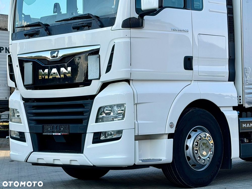 MAN TGX 26.420 / FIRANKA / WINDA / 18 EUROPALET / 410 TYŚ KM / 6x2 / OŚ SKRĘTNA / OŚ PODNOSZONA / 2019 ROK / AUTOMAT - 14