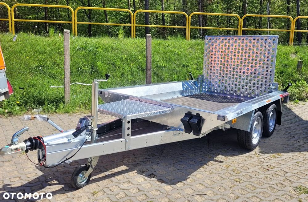 Rydwan Przyczepa koparkowa DMC 2700kg najazdy mocna spawana EURO B-2600/2/C3 do maszyn budowlanych, minikoparki - 1