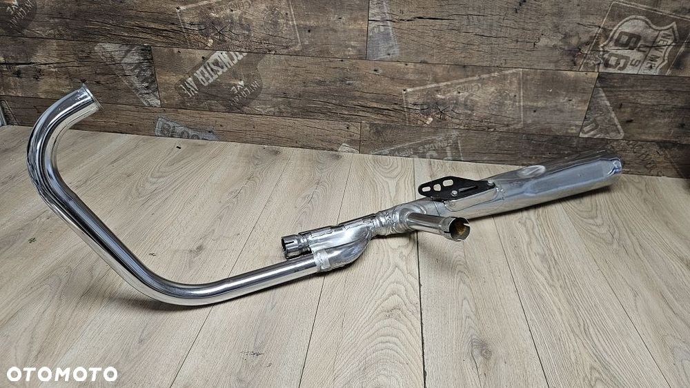Tłumik Prawy kolektor Yamaha XS750 (1977-1979) XS 750 Triple 1T5-14721 - 3