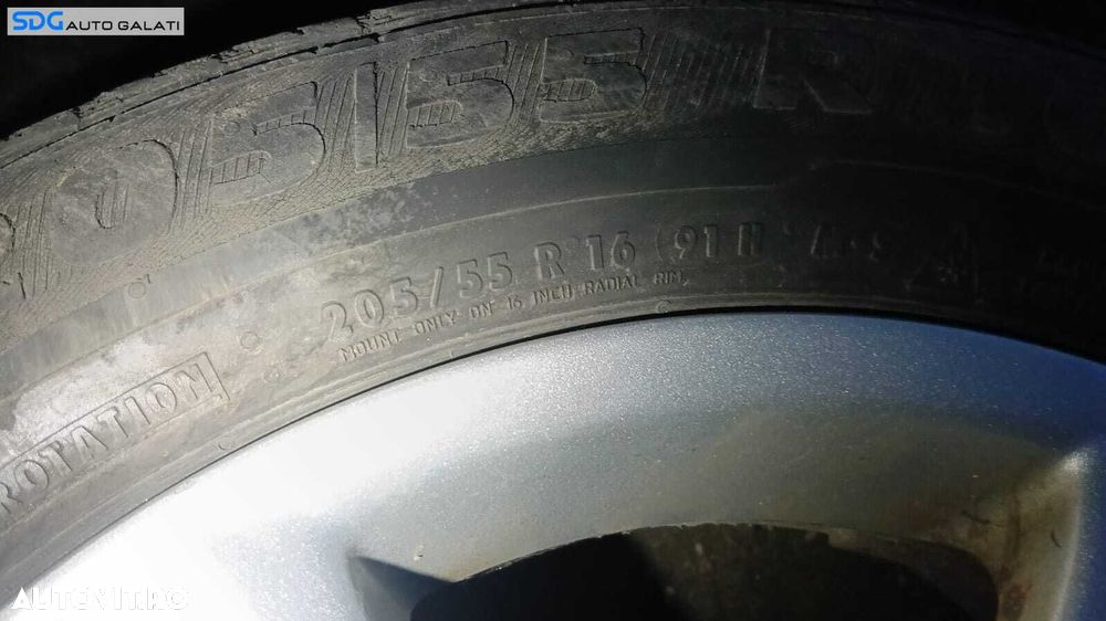 Janta Roata Aliaj 205 55 R16 Peugeot 307 2001 - 2008 [M9194] - 2