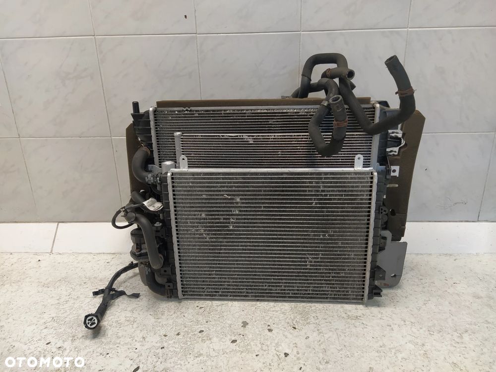 JAGUAR XJ X351 5.0 SC KOMPLET CHŁODNIC CHŁODNICA WENTYLATOR KOMPLET ORYGINAŁ - 3