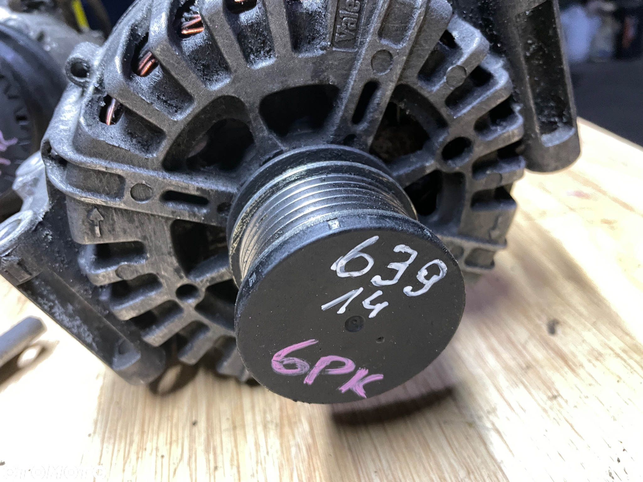 MERCEDES om 651 alternator 2,2 cdi 6pk 120A sprinter 906 vito viano 639 - 6