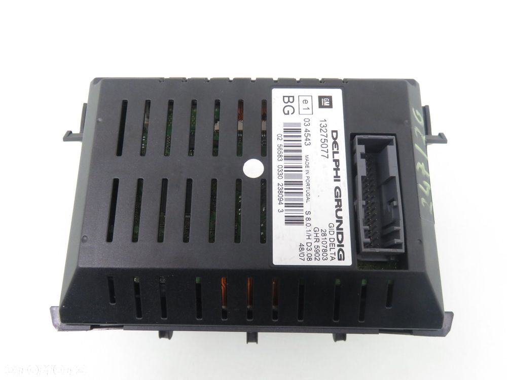 RADIO CD30 WYSWIETLACZ OPEL ZAFIRA B 13275077 13255557 497316088 - 9