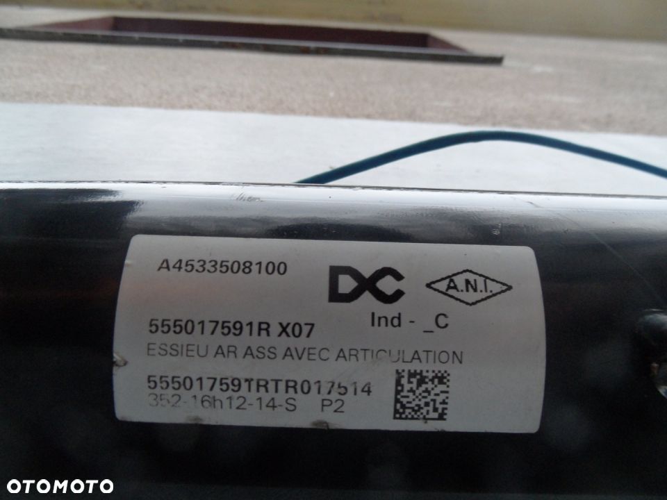 OŚ TYLNA BELKA ZAWIESZENIA TYŁ TWINGO III SMART A453 453 - 2
