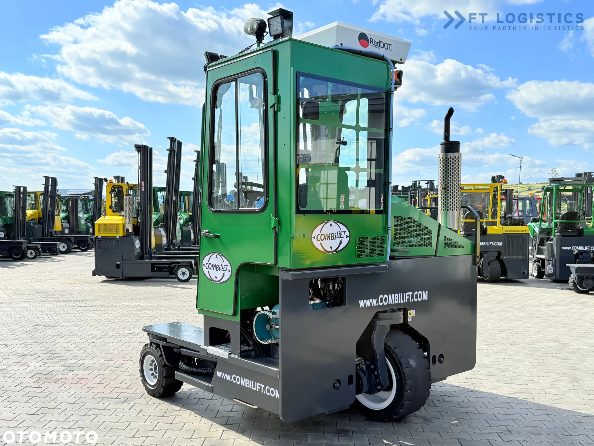 Combilift C3500 / DUPLEX 4100MM / GAS / WYSUWNE WIDŁY / KABINA / OGRZEWANIA + KLIMATYZACJA / JAK NOWY - 9