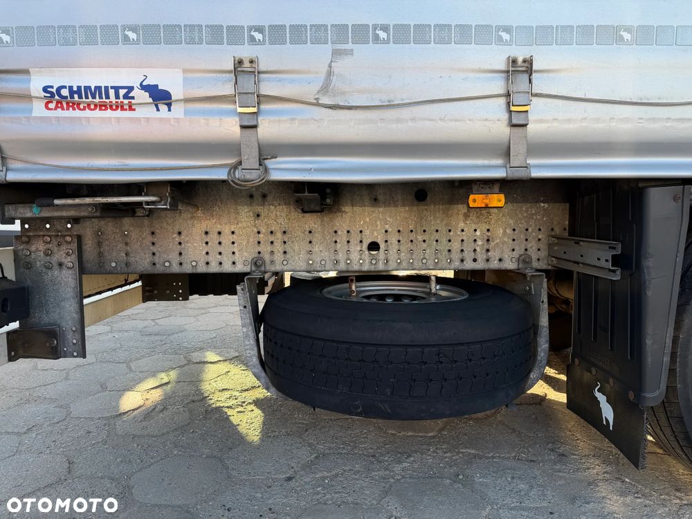 Schmitz Cargobull FIRANKA STANDARD / OPONY JAK NOWE / OŚ PODNOSZONA / KOSZ PALETOWY / PIĘKNY STAN / DESKI ALUMINIOWE / DWA KOŁA ZAPASOWE / DO WYBORU 20 SZTUK !! - 29