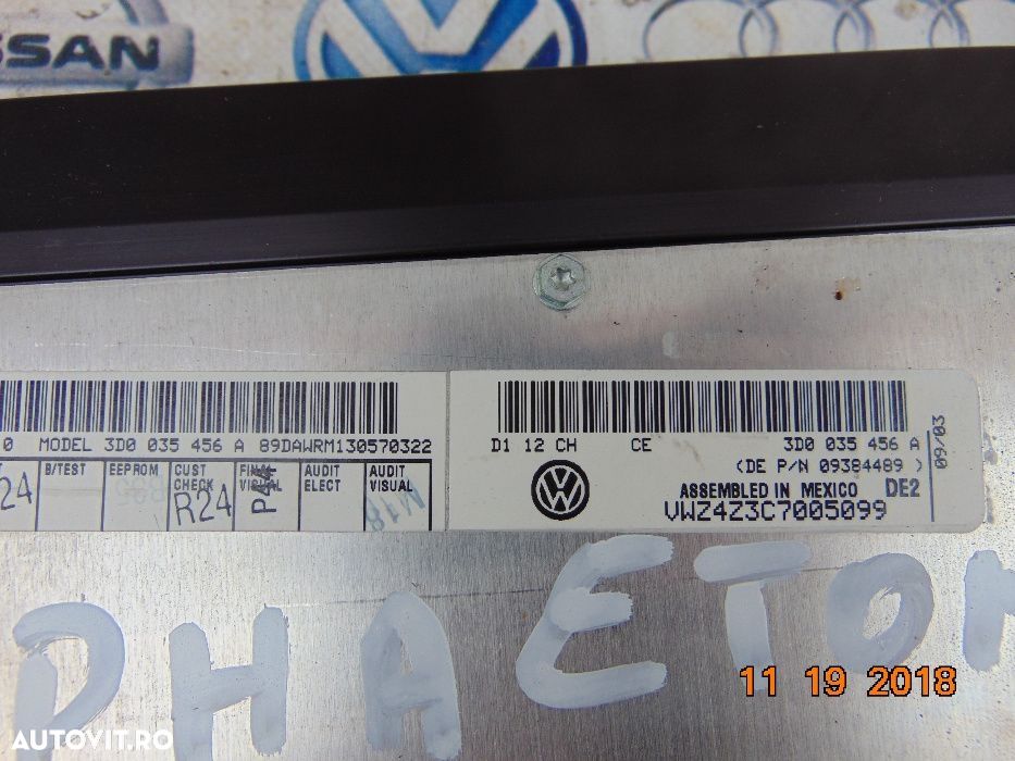 Amplificator sunet VW Phaeton amplificator Pgaeton 12 canale dezmembre - 1