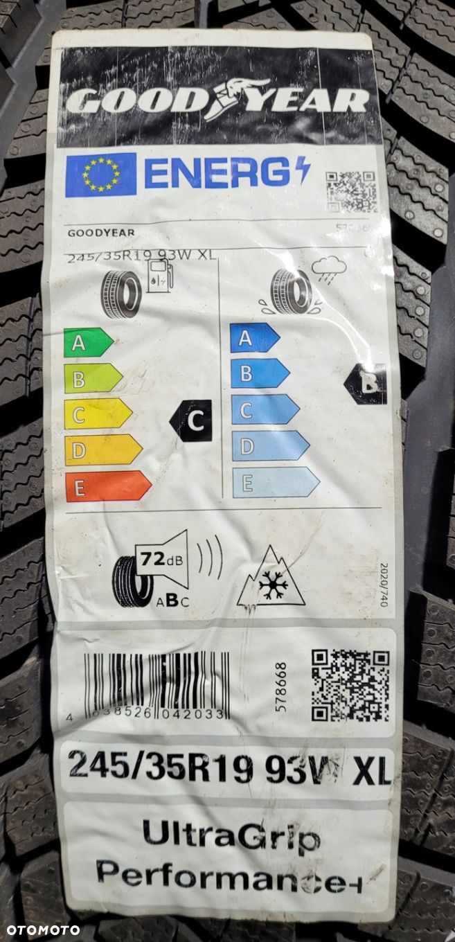 2x Goodyear UltraGrip Performance  245/35R19 93W XL Z630A - 4