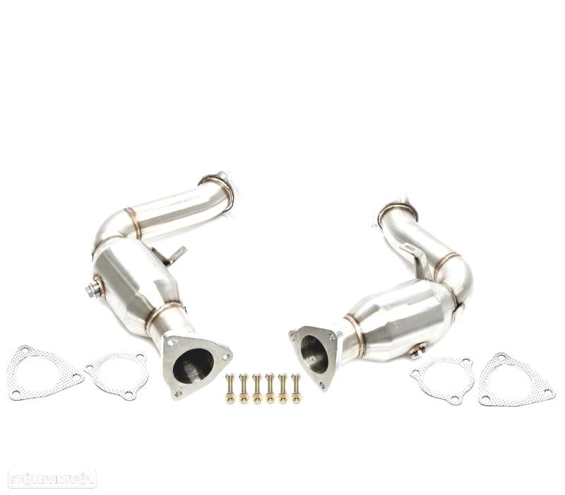 SUPRESSOR DE CATALISADOR AUDI A6 C7 4G 11-18 AÇO COM CATALISADOR - 1