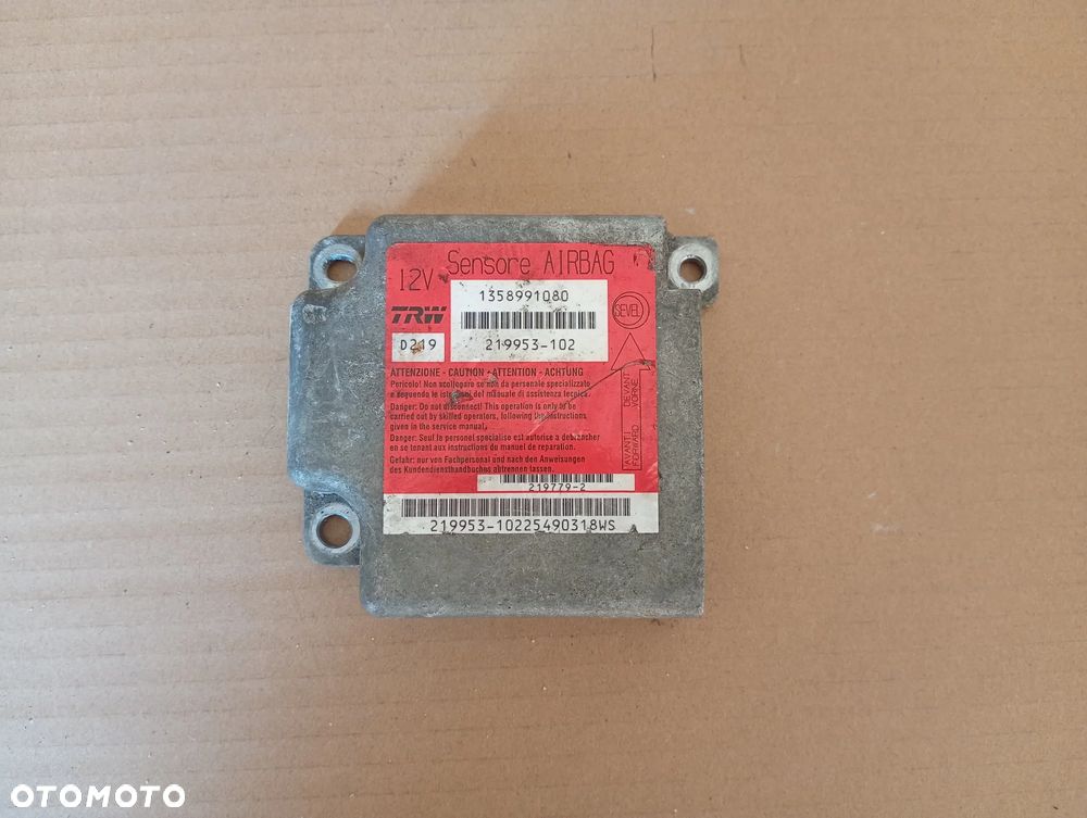 DUCATO BOXER JUMPER 06-11 sensor poduszek airbag moduł 1358991080 - 1