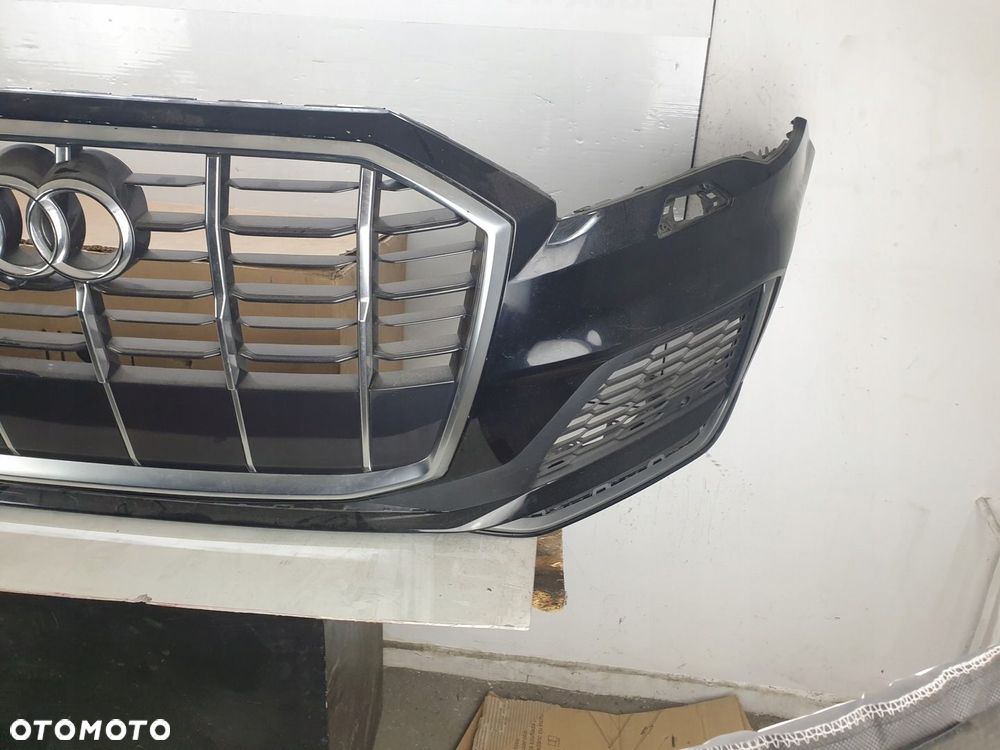 ZDERZAK AUDI Q7 4M 4M0 II S-LINE 2019-2024 ORYGINAŁ OE LIFT PO LIFCIE GRIL - 4