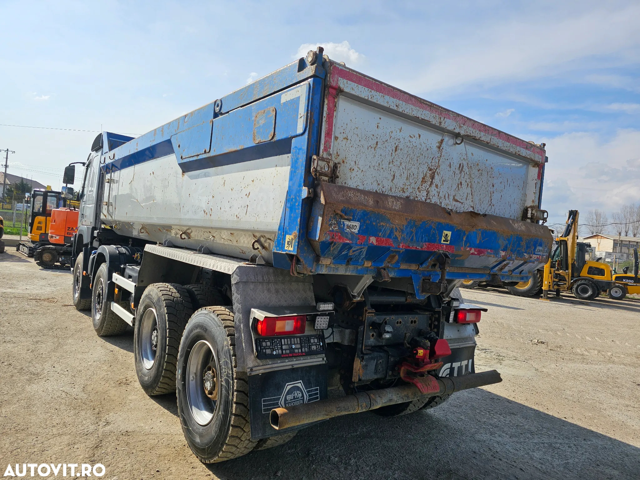 Volvo FMX 540 8x4 HD full complet autobasculanta basculanta - 11