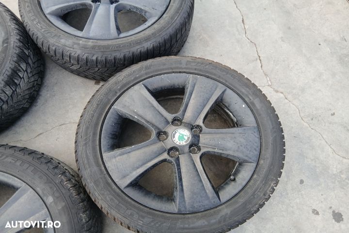 Jante aliaj cu anvelope 17 - set 5L0601025B 7.0J17H2 ET45 225/50 R17 - 6