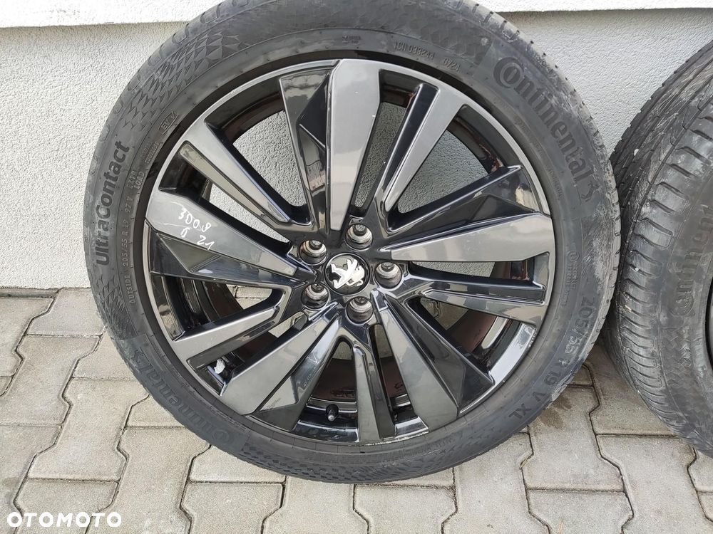 KOŁA OPONY FELGI ALUMINIOWE 19 PEUGEOT 3008 II LIFT 2020-2024 5X108 7J ET38 - 4