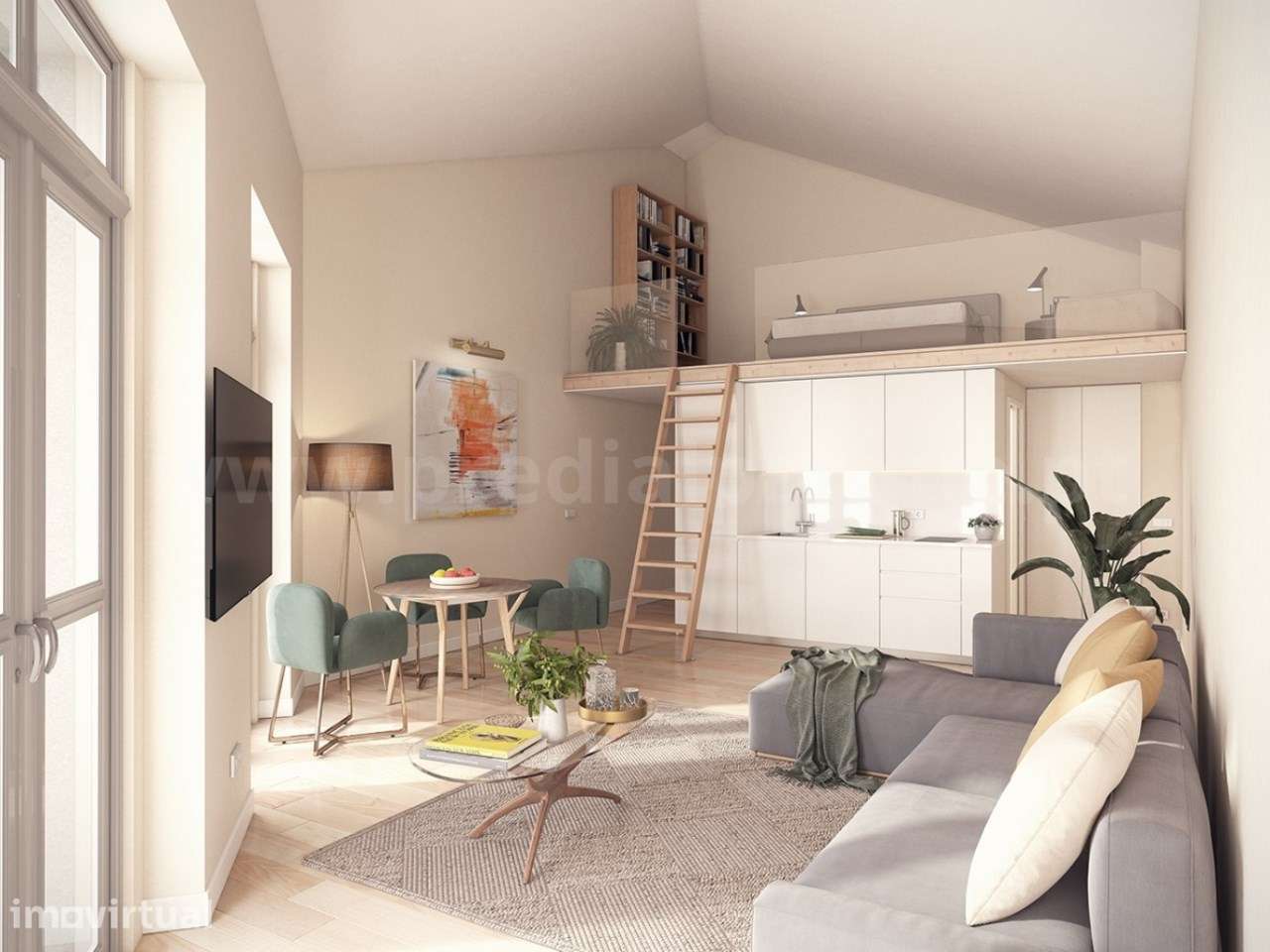 Apartamento T0, Campo Lindo - Grande imagem: 3/16