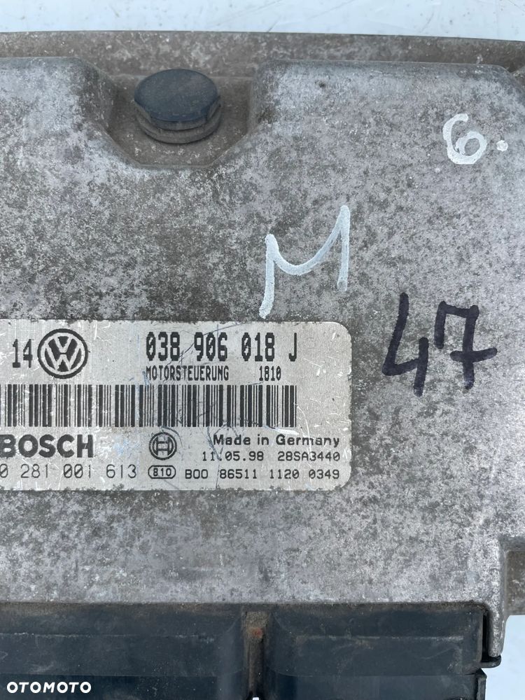 STEROWNIKI SILNIKA VW GOLF IV SEAT SKODA 1.9 TDI 038906018J - 2