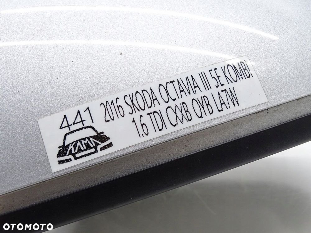 LUSTERKO PRAWY PRZÓD PRAWE PRZEDNIE SKODA OCTAVIA III 5E LA7W 8 PIN - 7