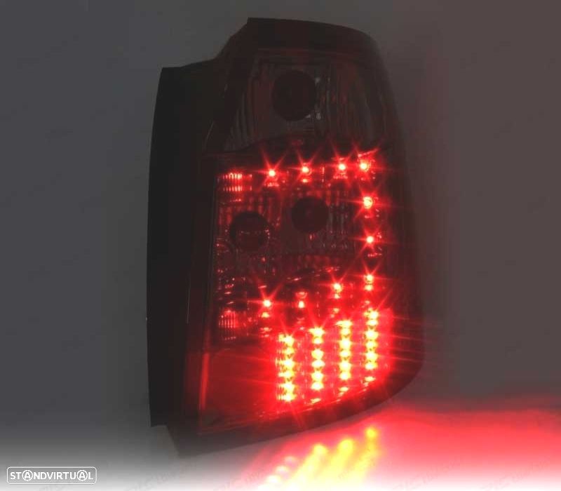 FAROLINS LED AUDI A4 B6 AVANT 01-04 FUNDO CROMADO FUMADO - 4