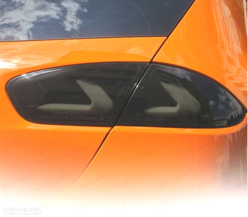 FAROLINS SEAT LEON II 09-13 CARDNA FULL LED PRETO FUMADO - 2