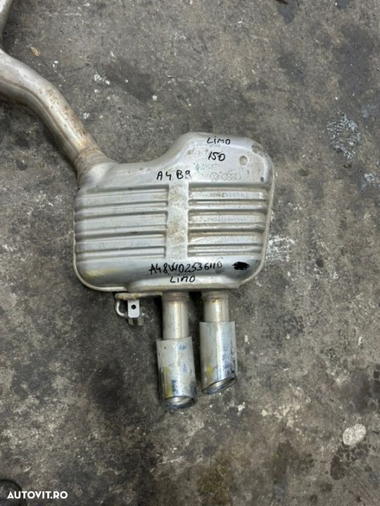 Evacuare, toba finala si intermediara AUDI A4 B9 2.0 tdi an 2016-2022 cod 8W0253611D ,8W0253411R - 2
