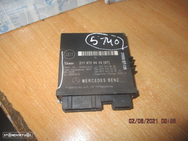 Modulo 2118708626 MERCEDES W211 SW 2006 Módulo De Controle De Liberação De Tronco - 1