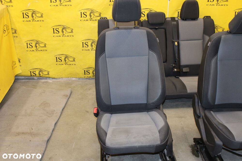 KOMPLET FOTELE PRZÓD TYŁ MATERIAŁOWE GRZANE FORD ESCAPE MK3 III LIFT - 3