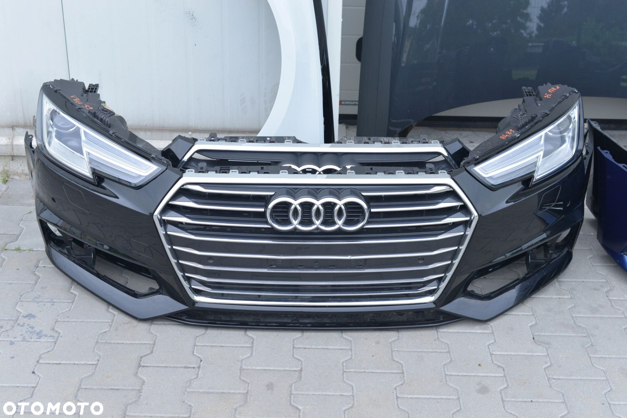 MASKA ZDERZAK BŁOTNIK LAMPA H7 XENON FULL LED PAS BELKA AUDI A4 B9 8W 16- - 11