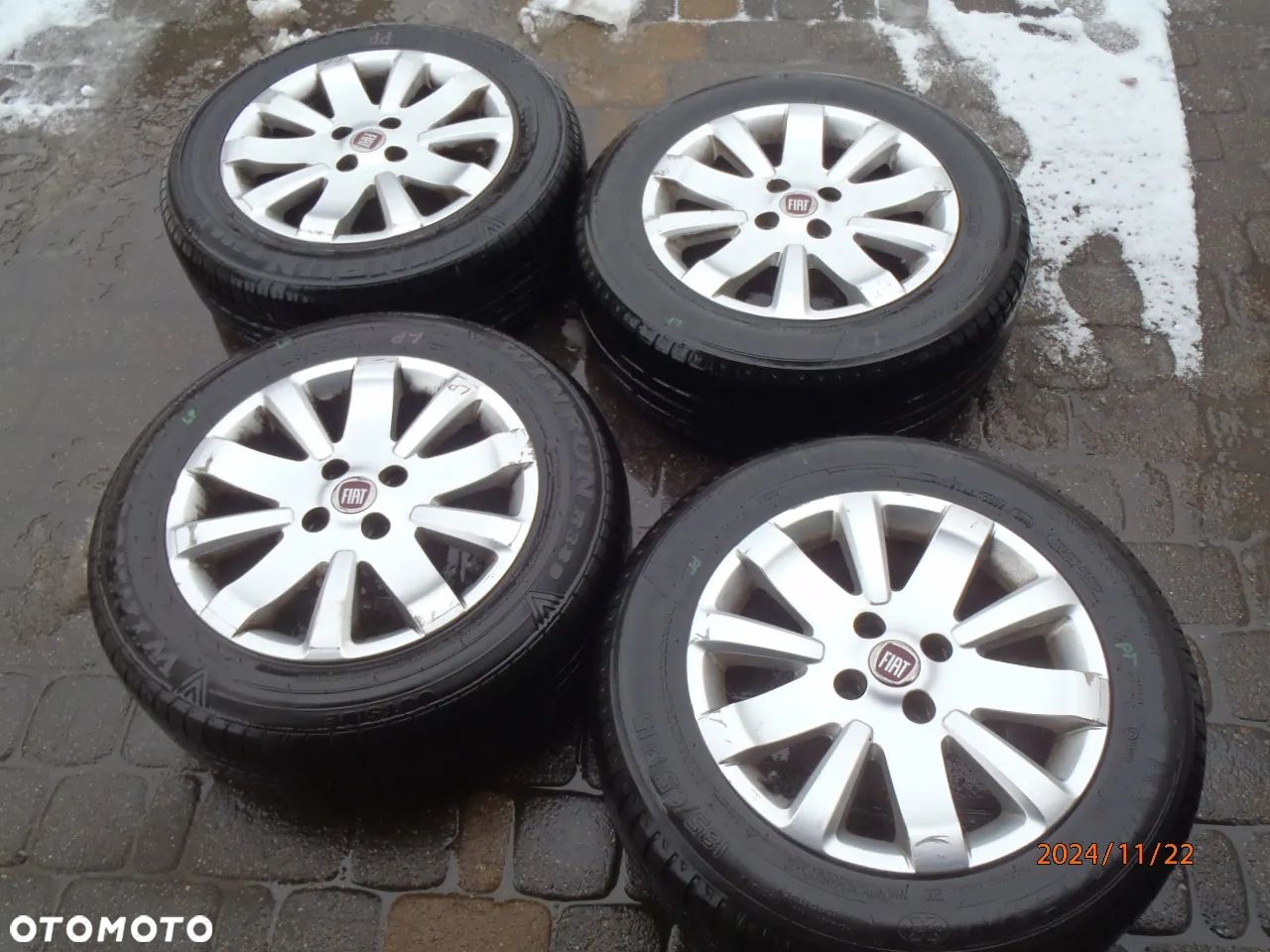 felga felgi alufelga alufelgi alu felgi fiat 500 punto grande evo fiorino Qubo nemo bipper doblo albea multipla palio punto II lift 15 4x98  6j15h2 madei in turkey 51889292  51906851 oryginał fiat - 1