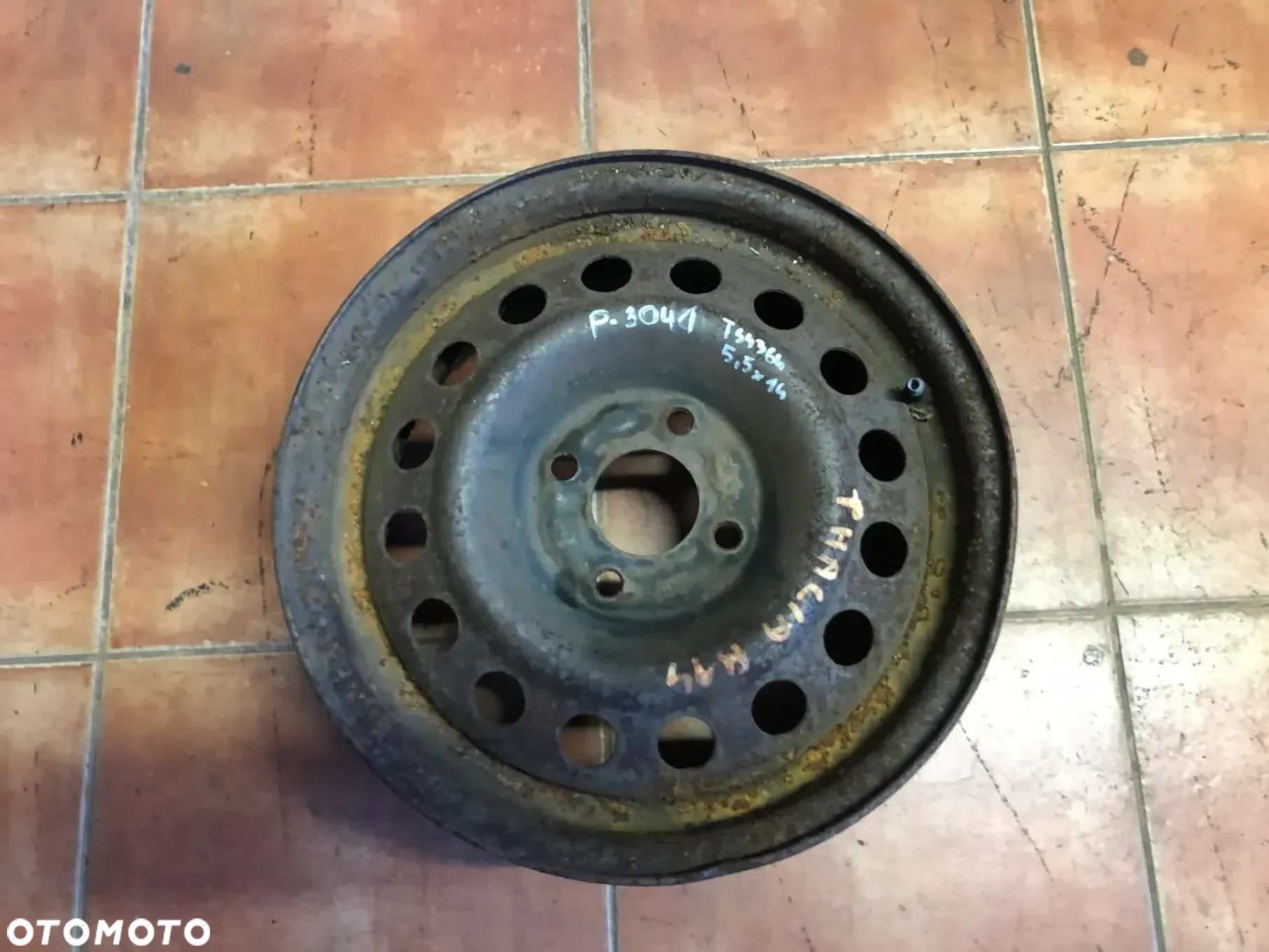Felga Stalowa 14'' 4x100 60,1MM ET36 Renault Thalia Clio TS4364- Gwarancja Wysyłka Montaż - 1