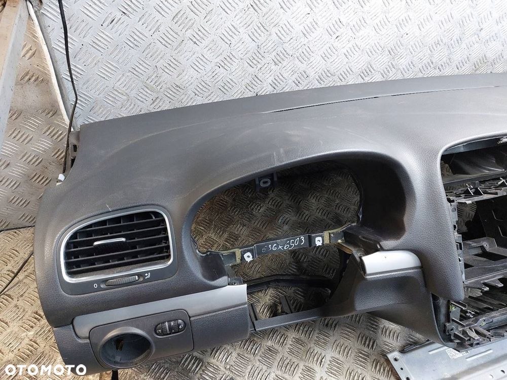 ZESTAW AIRBAG KOKPIT DESKA PODUSZKI PASY MODUŁ GOLF VI 5K0880201D - 2