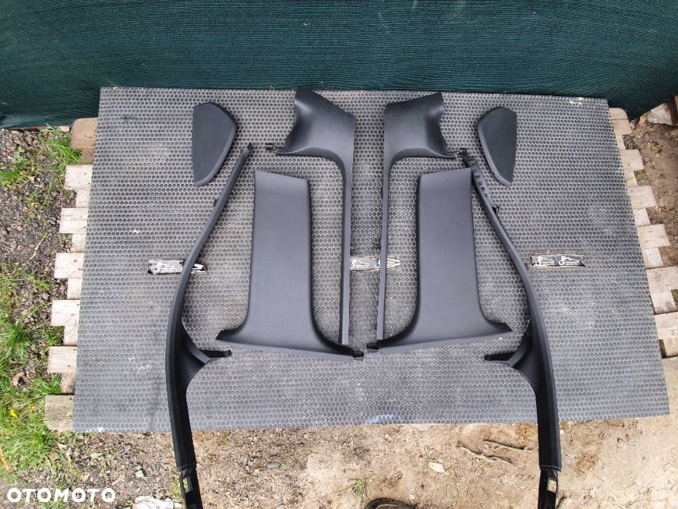 Oslona Slupka Progu Plastik Tapicerka Czarne Soul AUDI A4 B6 B7 - 3